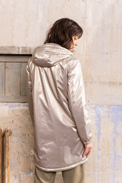 parka fourrée femme #couleur_or