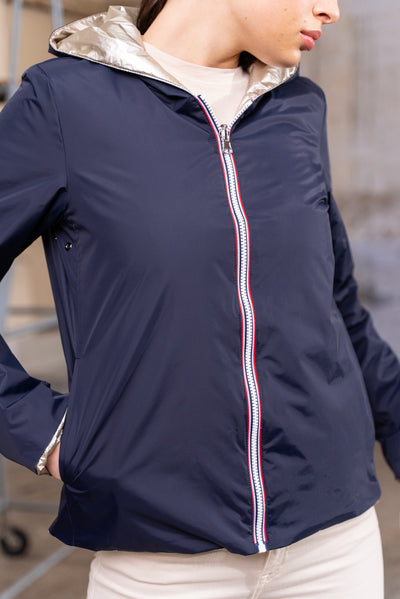 coupe vent impermeable femme #couleur_marine